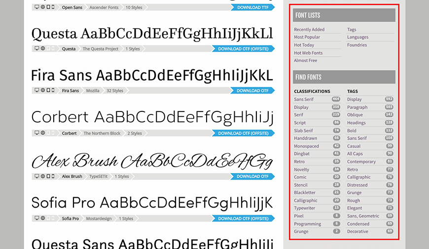 font squirrel
