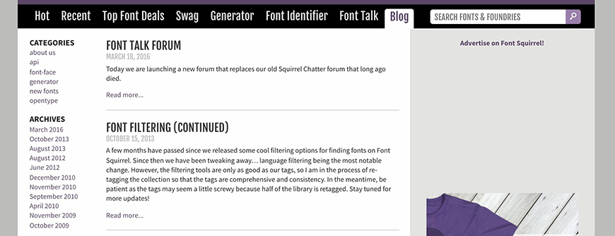 font squirrel