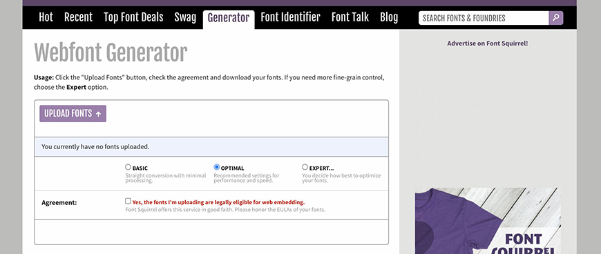 font squirrel