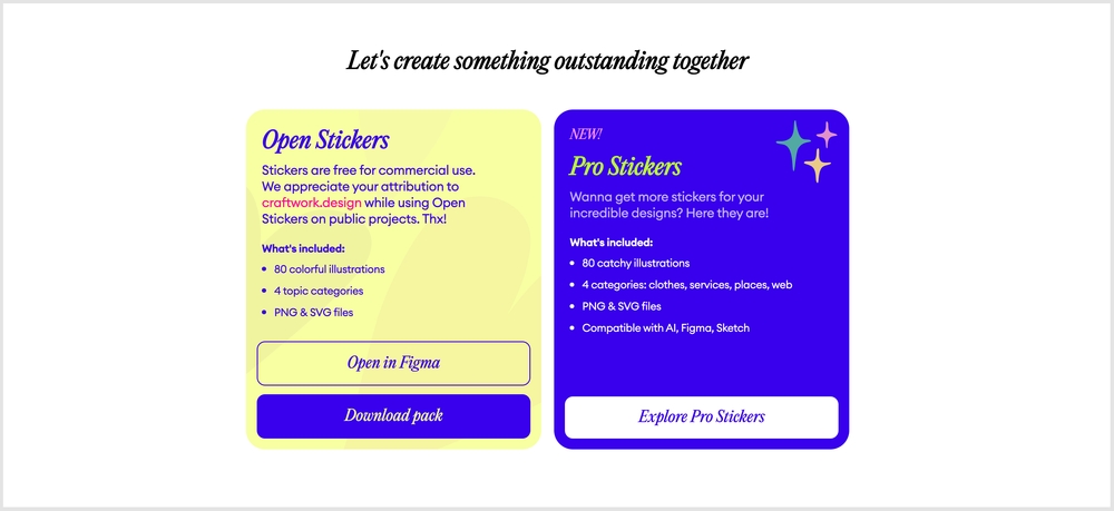 Open Stickers