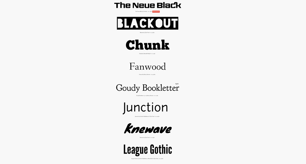 The League of Moveable Type