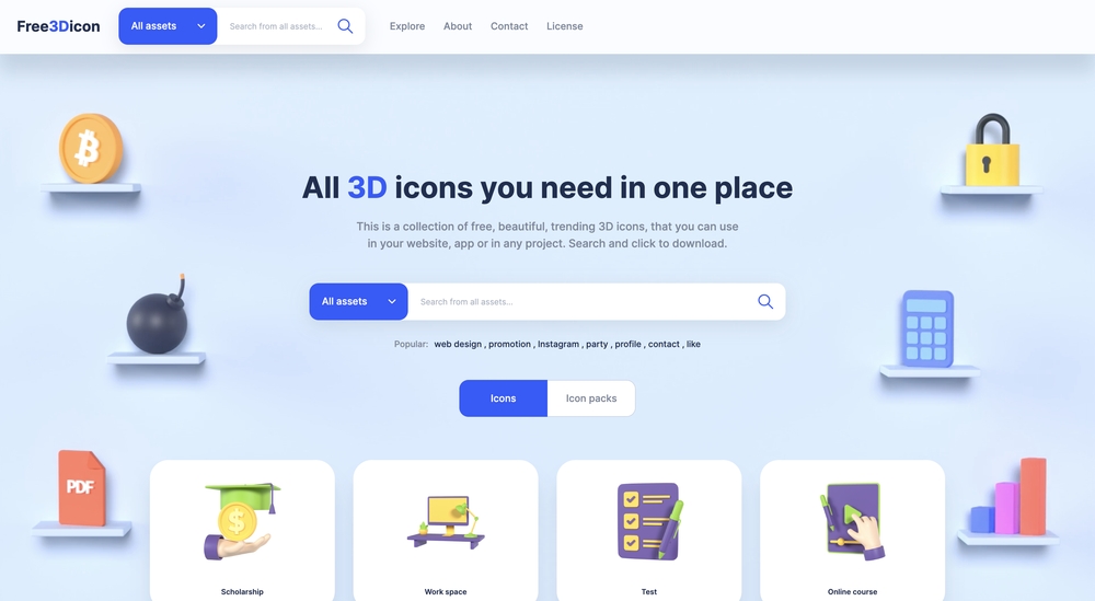 Free 3D icon