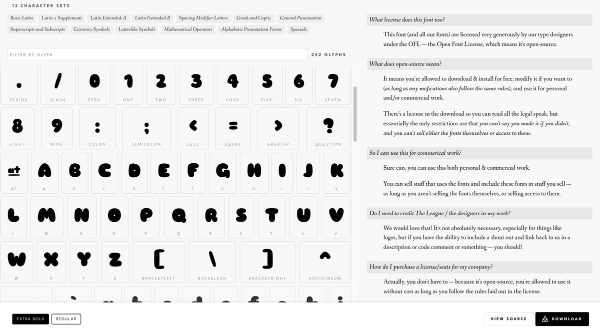 The League of Moveable Type